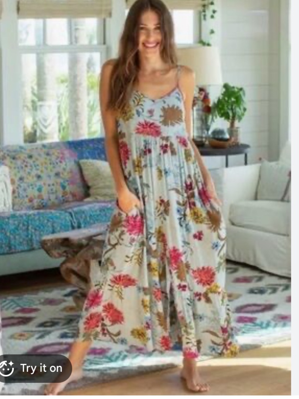 Natural Life Zoe wide leg jumpsuit